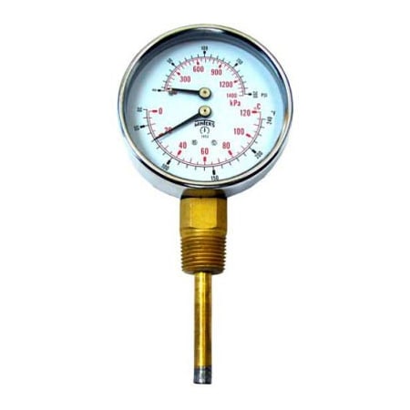 Allpoints Temp Pressure Gauge For Hubbell, The Electric Heater Co. 621079